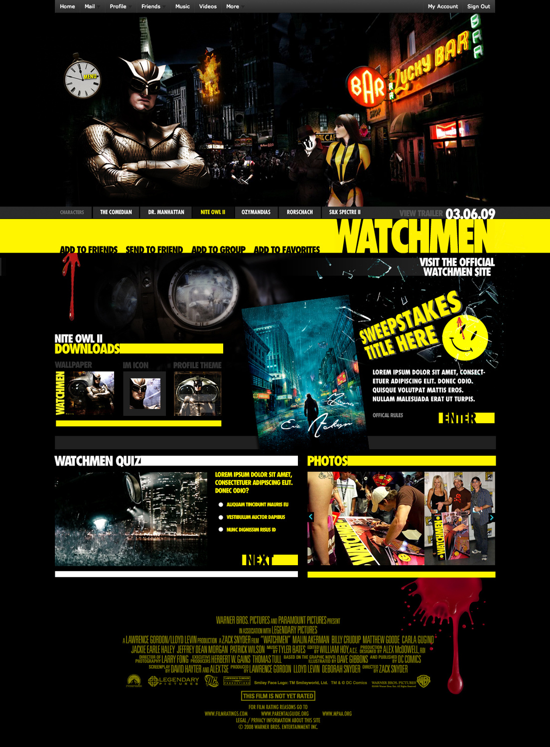 MySpace – Watchmen